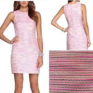 Lilly Pulitzer Charlton Shift Dress Pop Pink Barnard Boucle size 0